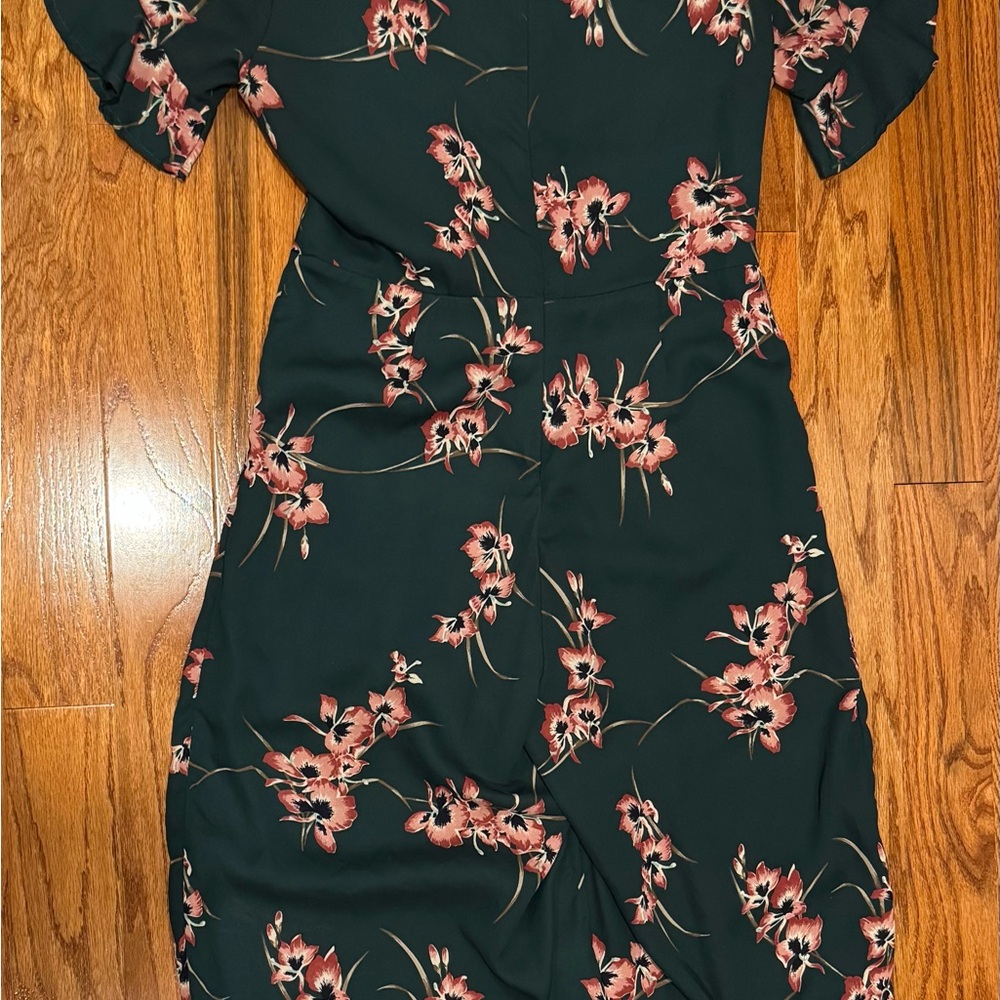 Louna Floral Green Jumpsuit - Medium - Picture 7 of 9